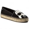 Chaussures Basses Espadrilles KARL LAGERFELD - KL80111 Black Lthr/Textile Noir -KARL LAGERFELD Soldes 0000200404639 01 gh