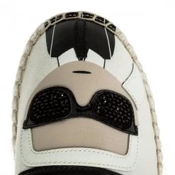 Chaussures Basses Espadrilles KARL LAGERFELD - KL80111 White Lthr/Textile Blanc -KARL LAGERFELD Soldes 0000200404646 07 ks