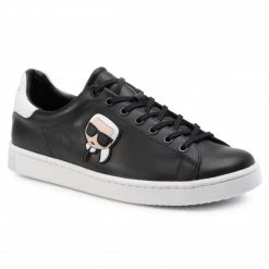 Chaussures Basses Sneakers KARL LAGERFELD - KL51209 Black Lthr Noir