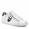 Chaussures Basses Sneakers KARL LAGERFELD - KL61230 White Lthr Blanc -KARL LAGERFELD Soldes 0000201681138 1