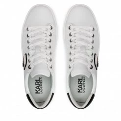 Chaussures Basses Sneakers KARL LAGERFELD - KL61230 White Lthr Blanc -KARL LAGERFELD Soldes 0000201681138 7