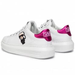 Chaussures Basses Sneakers KARL LAGERFELD - KL62530 White Lthr W/Pink Blanc 9 Chaussures Basses Sneakers KARL LAGERFELD - KL62530 White Lthr W/Pink Blanc -KARL LAGERFELD Soldes 0000201681770 03 sw