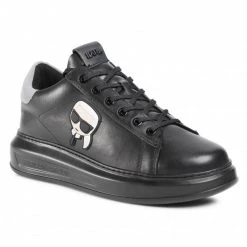 Chaussures Basses Sneakers KARL LAGERFELD - KL52530 Black Lthr/Mono Noir