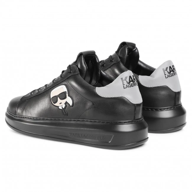 Chaussures Basses Sneakers KARL LAGERFELD - KL52530 Black Lthr/Mono Noir 5 Chaussures Basses Sneakers KARL LAGERFELD - KL52530 Black Lthr/Mono Noir – Image 3
