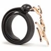 Maroquinerie Ceinture Femme KARL LAGERFELD - 205W3103 Black/Gold A997 Noir -KARL LAGERFELD Soldes 0000207722330 01 pl