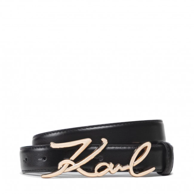 Maroquinerie Ceinture Femme KARL LAGERFELD - 205W3103 Black/Gold A997 Noir 4 Maroquinerie Ceinture Femme KARL LAGERFELD - 205W3103 Black/Gold A997 Noir – Image 2
