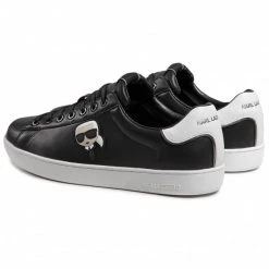 Chaussures Basses Sneakers KARL LAGERFELD - KL51509 Black Lthr Noir -KARL LAGERFELD Soldes 0000208040891 02 ki 1