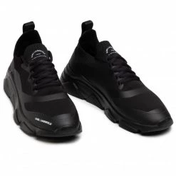 Chaussures Basses Sneakers KARL LAGERFELD - KL51631 K0X Black Knit Textile/Mono Noir -KARL LAGERFELD Soldes 0000208040945 07 ki