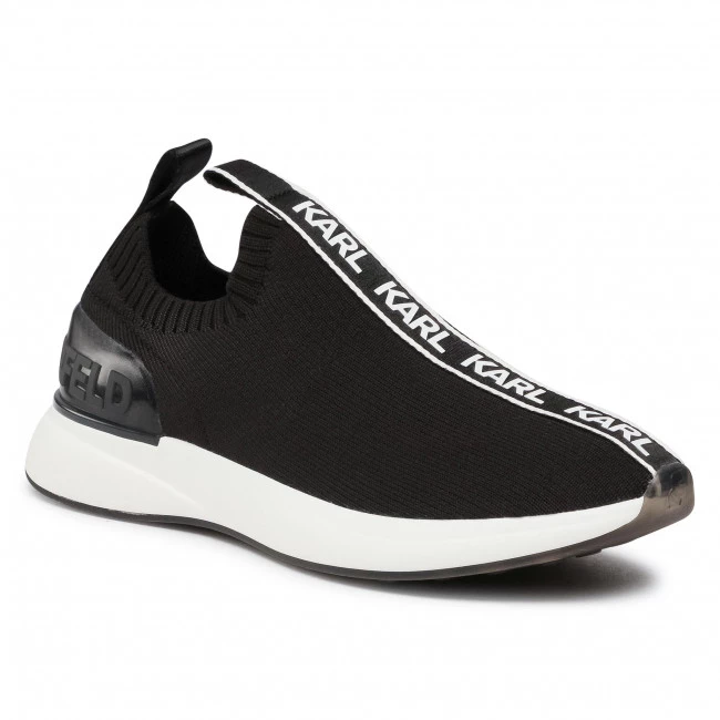 Chaussures Basses Sneakers KARL LAGERFELD - KL62115 Black Knit Textile Noir 3 Chaussures Basses Sneakers KARL LAGERFELD - KL62115 Black Knit Textile Noir