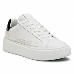 Chaussures Basses Sneakers KARL LAGERFELD - KL62210 White Lthr Blanc