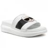 Mules Et Sandales Mules / Sandales De Bain KARL LAGERFELD - KL62500 White Lthr Blanc -KARL LAGERFELD Soldes 0000208041508 01 plj
