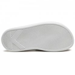 Mules Et Sandales Mules / Sandales De Bain KARL LAGERFELD - KL62500 White Lthr Blanc -KARL LAGERFELD Soldes 0000208041508 04 plj