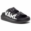 Mules Et Sandales Mules / Sandales De Bain KARL LAGERFELD - KL62505 Black Lthr Noir -KARL LAGERFELD Soldes 0000208041515 01 wj 1