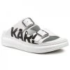Mules Et Sandales Mules / Sandales De Bain KARL LAGERFELD - KL62505 White Lthr Blanc -KARL LAGERFELD Soldes 0000208041522 01 plj