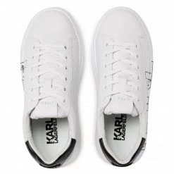 Chaussures Basses Sneakers KARL LAGERFELD - KL62511 White Lthr Blanc -KARL LAGERFELD Soldes 0000208041553 07 rz