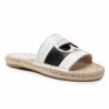 Mules Et Sandales Espadrilles KARL LAGERFELD - KL80110 White Lthr Blanc 1 Mules Et Sandales Espadrilles KARL LAGERFELD - KL80110 White Lthr Blanc -KARL LAGERFELD Soldes 0000208041782 01 mk 1