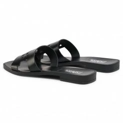 Mules Et Sandales Mules / Sandales De Bain KARL LAGERFELD - KL80405 Black Lthr/Mono Noir -KARL LAGERFELD Soldes 0000208041850 02 rz