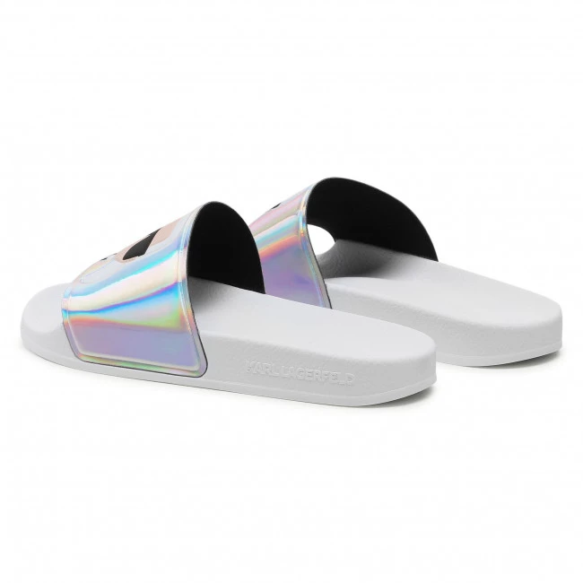Mules Et Sandales Mules / Sandales De Bain KARL LAGERFELD - KL80905 Iridescent Rubber Argent 5 Mules Et Sandales Mules / Sandales De Bain KARL LAGERFELD - KL80905 Iridescent Rubber Argent – Image 3