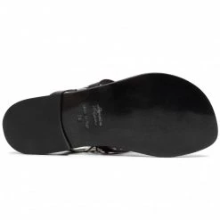 Mules Et Sandales Tongs KARL LAGERFELD - KL80409 Black Lthr Noir -KARL LAGERFELD Soldes 0000208332958 05 pl