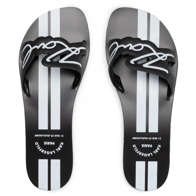 Mules Et Sandales Mules / Sandales De Bain KARL LAGERFELD - KL80480 Black Lthr Noir 8 Mules Et Sandales Mules / Sandales De Bain KARL LAGERFELD - KL80480 Black Lthr Noir – Image 6