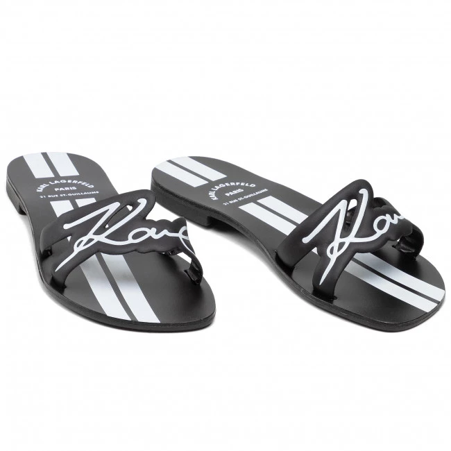 Mules Et Sandales Mules / Sandales De Bain KARL LAGERFELD - KL80480 Black Lthr Noir 7 Mules Et Sandales Mules / Sandales De Bain KARL LAGERFELD - KL80480 Black Lthr Noir – Image 5