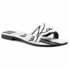 Mules Et Sandales Mules / Sandales De Bain KARL LAGERFELD - KL80480 White Lthr Blanc -KARL LAGERFELD Soldes 0000208333092 01 sw