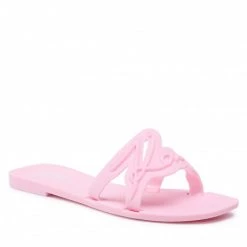 Mules Et Sandales Mules / Sandales De Bain KARL LAGERFELD - KL80008 Light Pink Rubber Rose