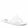 Mules Et Sandales Mules / Sandales De Bain KARL LAGERFELD - KL80008 White Rubber Blanc -KARL LAGERFELD Soldes 0000208333221 01 ki 1