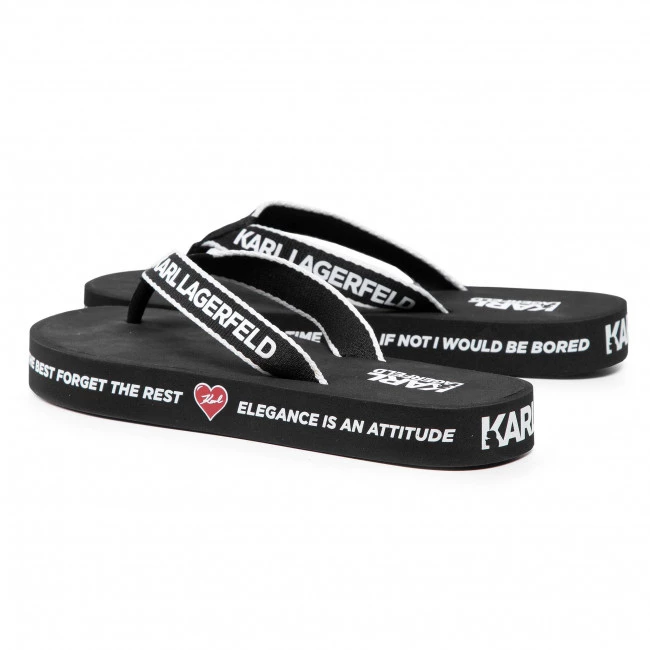 Mules Et Sandales Tongs KARL LAGERFELD - KL81001s Black Lthr Noir 5 Mules Et Sandales Tongs KARL LAGERFELD - KL81001s Black Lthr Noir – Image 3