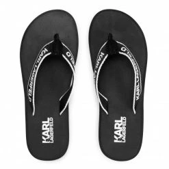 Mules Et Sandales Tongs KARL LAGERFELD - KL81001s Black Lthr Noir 13 Mules Et Sandales Tongs KARL LAGERFELD - KL81001s Black Lthr Noir -KARL LAGERFELD Soldes 0000208333344 05 mk