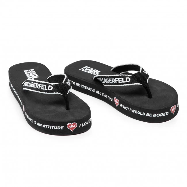 Mules Et Sandales Tongs KARL LAGERFELD - KL81001s Black Lthr Noir 7 Mules Et Sandales Tongs KARL LAGERFELD - KL81001s Black Lthr Noir – Image 5