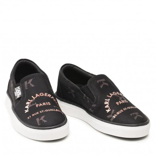 Garçon Tennis KARL LAGERFELD - Z19060 S 09B Noir 7 Garçon Tennis KARL LAGERFELD - Z19060 S 09B Noir – Image 5