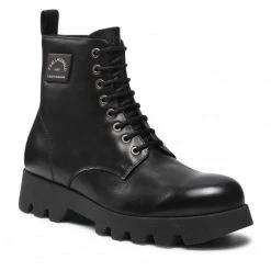 Bottes Et Autres Bottes KARL LAGERFELD - KL11150 Black Lthr Noir