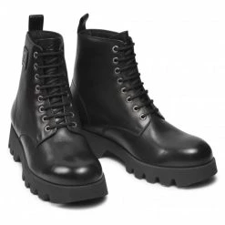 Bottes Et Autres Bottes KARL LAGERFELD - KL11150 Black Lthr Noir -KARL LAGERFELD Soldes 0000208874823 03 rz 1