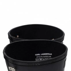 Bottes Et Autres Bottes De Pluie KARL LAGERFELD - KL47073 Black Rubber Noir -KARL LAGERFELD Soldes 0000208874908 05 mg kopia