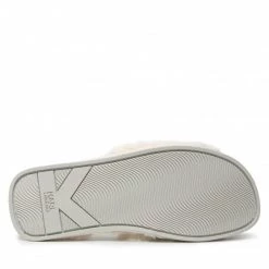 Mules Et Sandales Chaussons KARL LAGERFELD - KL49001T White Synth Fur Blanc -KARL LAGERFELD Soldes 0000208874939 07 st