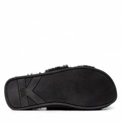 Mules Et Sandales Chaussons KARL LAGERFELD - KL49005T Black Synth Fur Noir -KARL LAGERFELD Soldes 0000208874953 07 st