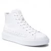 Chaussures Basses Sneakers KARL LAGERFELD - KL52255 01W White Lthr/Mone Blanc -KARL LAGERFELD Soldes 0000208875295 01 ks 1