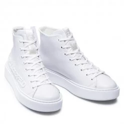 Chaussures Basses Sneakers KARL LAGERFELD - KL52255 01W White Lthr/Mone Blanc -KARL LAGERFELD Soldes 0000208875295 04 ks 1