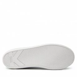 Chaussures Basses Sneakers KARL LAGERFELD - KL61221 White Lthr W/Silver Blanc -KARL LAGERFELD Soldes 0000208875769 07 st