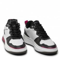 Chaussures Basses Sneakers KARL LAGERFELD - KL62020 White Lthr/Black Blanc 12 Chaussures Basses Sneakers KARL LAGERFELD - KL62020 White Lthr/Black Blanc -KARL LAGERFELD Soldes 0000208875851 08 pa