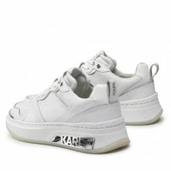 Chaussures Basses Sneakers KARL LAGERFELD - KL62020 White Lthr Blanc -KARL LAGERFELD Soldes 0000208875868 02 pa