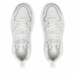 Chaussures Basses Sneakers KARL LAGERFELD - KL62020 White Lthr Blanc -KARL LAGERFELD Soldes 0000208875868 06 pa