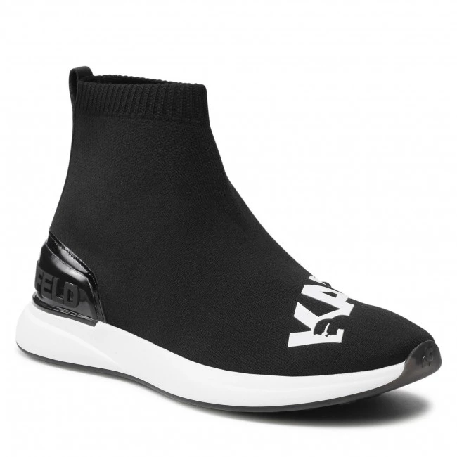 Chaussures Basses Sneakers KARL LAGERFELD - KL62140 Black Knit Noir 3 Chaussures Basses Sneakers KARL LAGERFELD - KL62140 Black Knit Noir