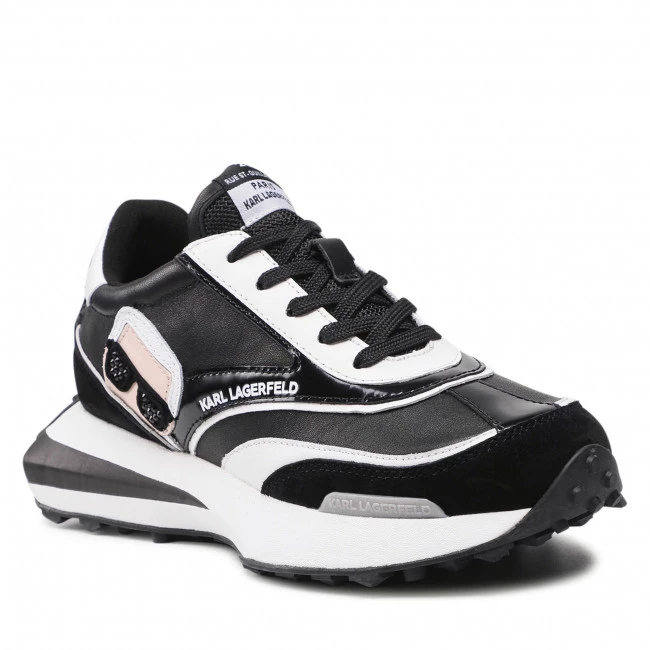 Chaussures Basses Sneakers KARL LAGERFELD - KL62930 Black Lthr/Suede Noir 3 Chaussures Basses Sneakers KARL LAGERFELD - KL62930 Black Lthr/Suede Noir