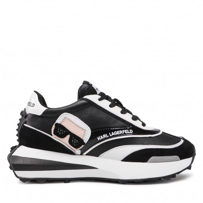 Chaussures Basses Sneakers KARL LAGERFELD - KL62930 Black Lthr/Suede Noir 4 Chaussures Basses Sneakers KARL LAGERFELD - KL62930 Black Lthr/Suede Noir – Image 2