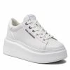 Chaussures Basses Sneakers KARL LAGERFELD - KL63515 White Lthr/Mono Blanc
