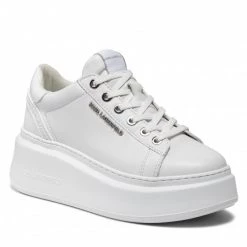 Chaussures Basses Sneakers KARL LAGERFELD - KL63515 White Lthr/Mono Blanc