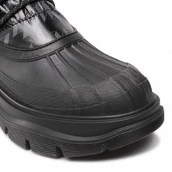 Bottes Et Autres Bottes De Neige KARL LAGERFELD - KL42990 Black Coated Twill Noir -KARL LAGERFELD Soldes 0000209007626 03 rz