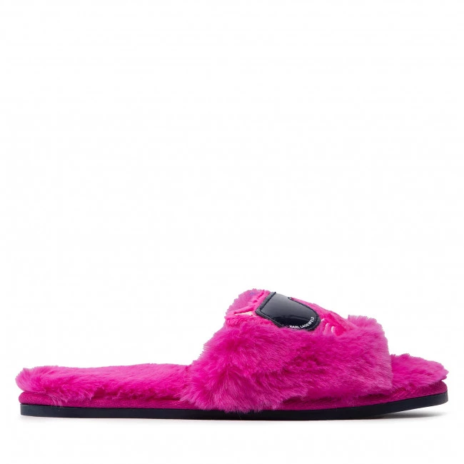 Mules Et Sandales Chaussons KARL LAGERFELD - KL49110 Pink Synth Fur Rose 4 Mules Et Sandales Chaussons KARL LAGERFELD - KL49110 Pink Synth Fur Rose – Image 2
